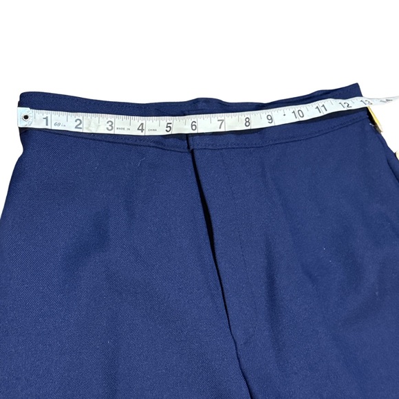 Bend Over Levi Strauss Navy Blue Sz 10 Petite NWT Vintage USA Trousers office - Picture 10 of 13